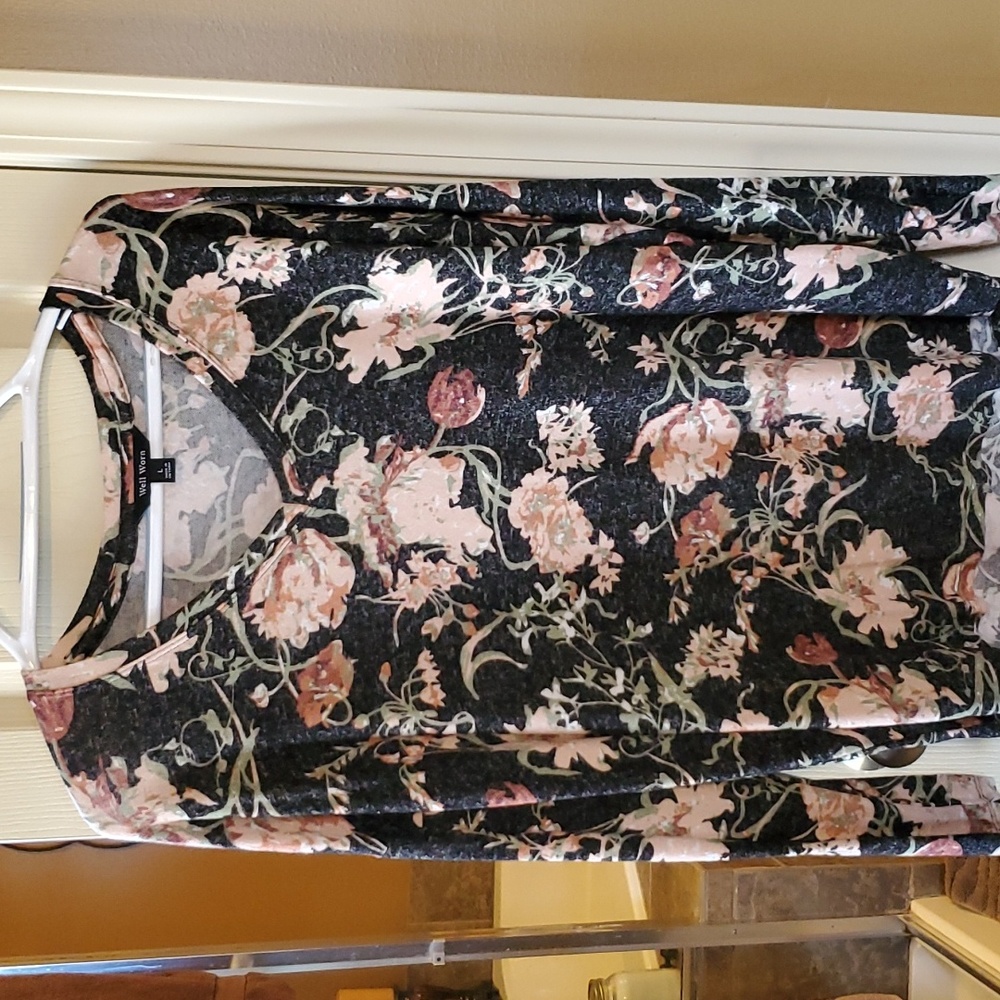 Floral sweater